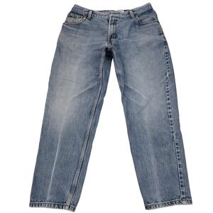 VTG‎ Levis 550 Jeans Womens 16 Short High Waisted Mom Relaxed Tapered Y2K 33x28